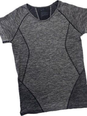 Zella Charcoal & Heather Gray Seamless Short-Sleeve Performance Tee